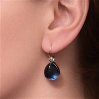 Boucles d'oreilles Lucos Femme in Argent Quarzo ESOR C83-BLU